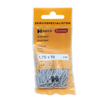 Krampa 1,75 x 19 mm 60-pack Heco